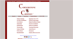 Desktop Screenshot of cornerstonechimney.com